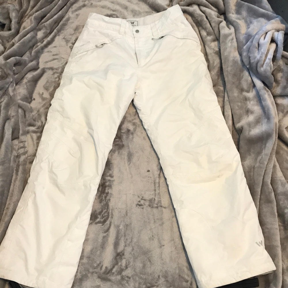 White Ski Pants